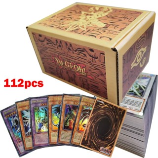 112pcs YuGiOh Game Cards No Repeating English Cards Playing Fans Collection Kid