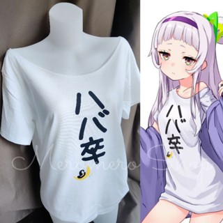 **พร้อมส่ง**เสื้อยืดคอสเพลย์ HOLOLIVE cosplay Murasaki Shion 紫咲シオン