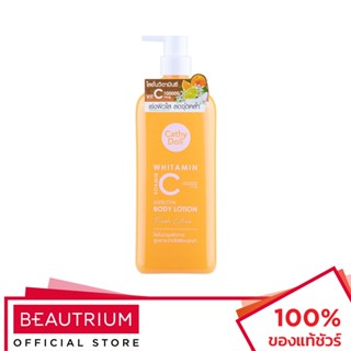 CATHY DOLL Whitamin Vitamin C Arbutin Body Lotion Fresh Citrus ผลิตภัณฑ์บำรุงผิวกาย 450ml