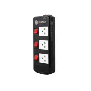 ส่งฟรี Toshino รางปลั๊ก 3M 3ช่อง 3 สวิตซ์ รุ่น TIS315
