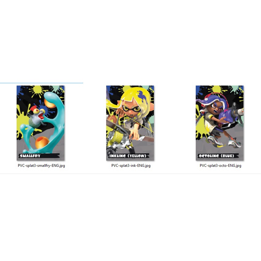 Splatoon  27 ใบแบบซื้อทีละ ใบ ใช้ได้กับทั้งภาค 1 2 3
