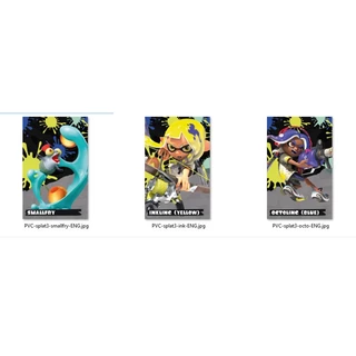 Splatoon 30 ใบแบบซื้อทีละ ใบ ใช้ได้กับทั้งภาค 1 2 3 และ raider