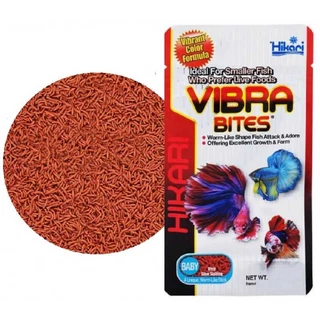 Hikari Vibra bites 35g./73g. Vibra baby 5g/37g เร่งสี ฮิคาริ อาหารปลาสวยงาม ไวบร้า