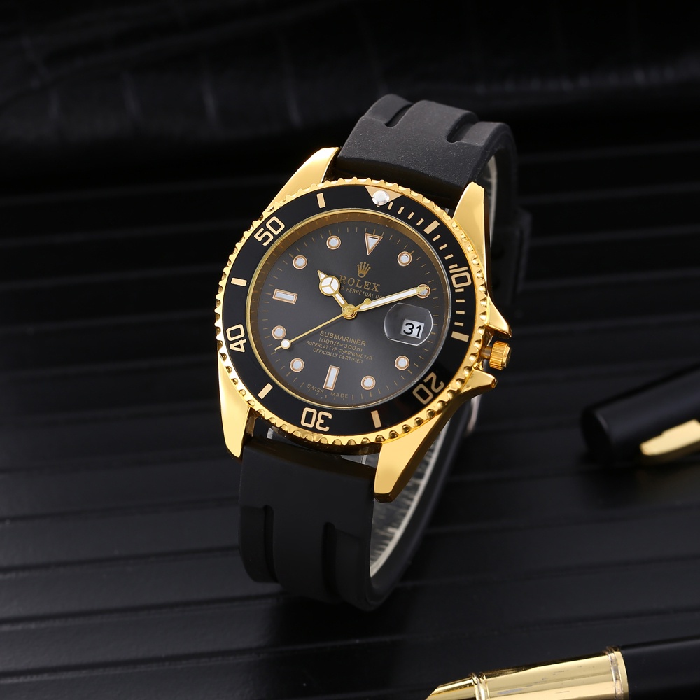 Rolex ใหม่ นาฬิกาข้อมือควอตซ์ สายซิลิโคน ทรงกลม เรียบง่าย สไตล์สปอร์ต กลางแจ้ง แฟชั่นสําหรับผู้ชาย 2022