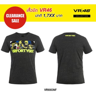 เสื้อยืด Vr46 ลิขสิทธิ์แท้ VR46 T-Shirt VRFORTYSIX Gloves