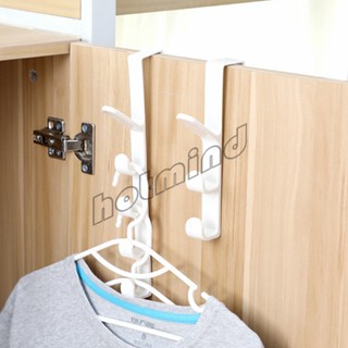 HotMind ที่แขวนประตู ตะขอแขวนประตู 5 ขอ ที่แขวนของเกี่ยวประตู ส่งคละสี Back Door Multipurpose Hanger