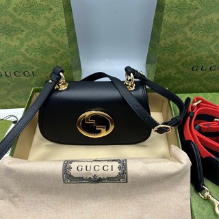 🔥ผ่อนได้🔥Gucci Mini bag with round Interlocking G Size 22 cm งาน Original อุปกรณ์ : Full Box Set [ กระเป๋าสะพายข้าง ]