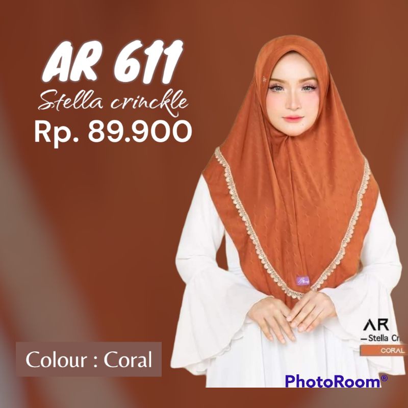 ฮิญาบ arrafi ar 611 - bergo arrafi