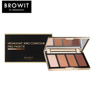 บราวอิท บาย น้องฉัตร ไฮไลท์และคอนทัวร์พาเลต Browit Highlight & Contour Pro Palette