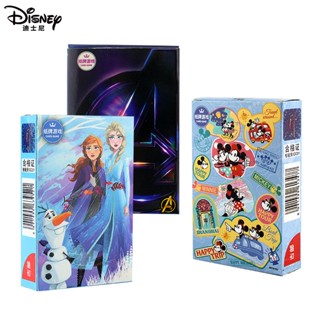 ของแท้ ของเล่น เกมกระดานไพ่โป๊กเกอร์ Disney Mickey Mouse Frozen Marvel สําหรับครอบครัว