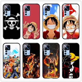 เคสโทรศัพท์มือถือกระจกนิรภัย แบบแข็ง กันกระแทก ลายการ์ตูนอนิเมะ One Piece Luffy Zoro DIY สําหรับ Xiaomi 12t 12t pro