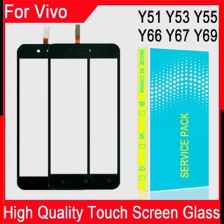 ใหม่ แผงเซนเซอร์หน้าจอสัมผัสดิจิทัล LCD คุณภาพสูง สําหรับ Vivo Y51 Y53 Y55 Y66 Y67