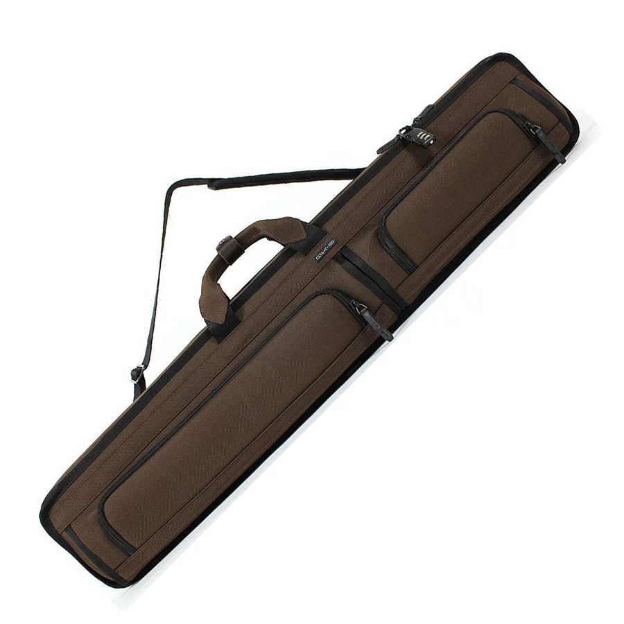 QK-S Delta Brown Hard Cue Case 2x4