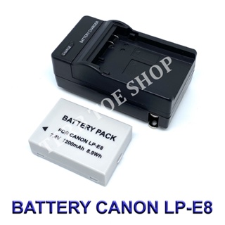 (Saving Set 1+1)LP-E8 / LPE8 Battery and Charger For Canon EOS 550D,600D,650D,700D,Rebel T2i,T3i,T4i,T5i,Kiss X4,X5,X6i,