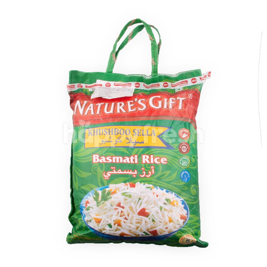 Nature's Gift Khushboo Sella Basmati Rice 5 Kg (ข้าวบาสมาติ)