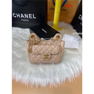 พร้อมกล่อง กระเป๋า chanel งานสวยพร้อมส่ง size 9” chanel