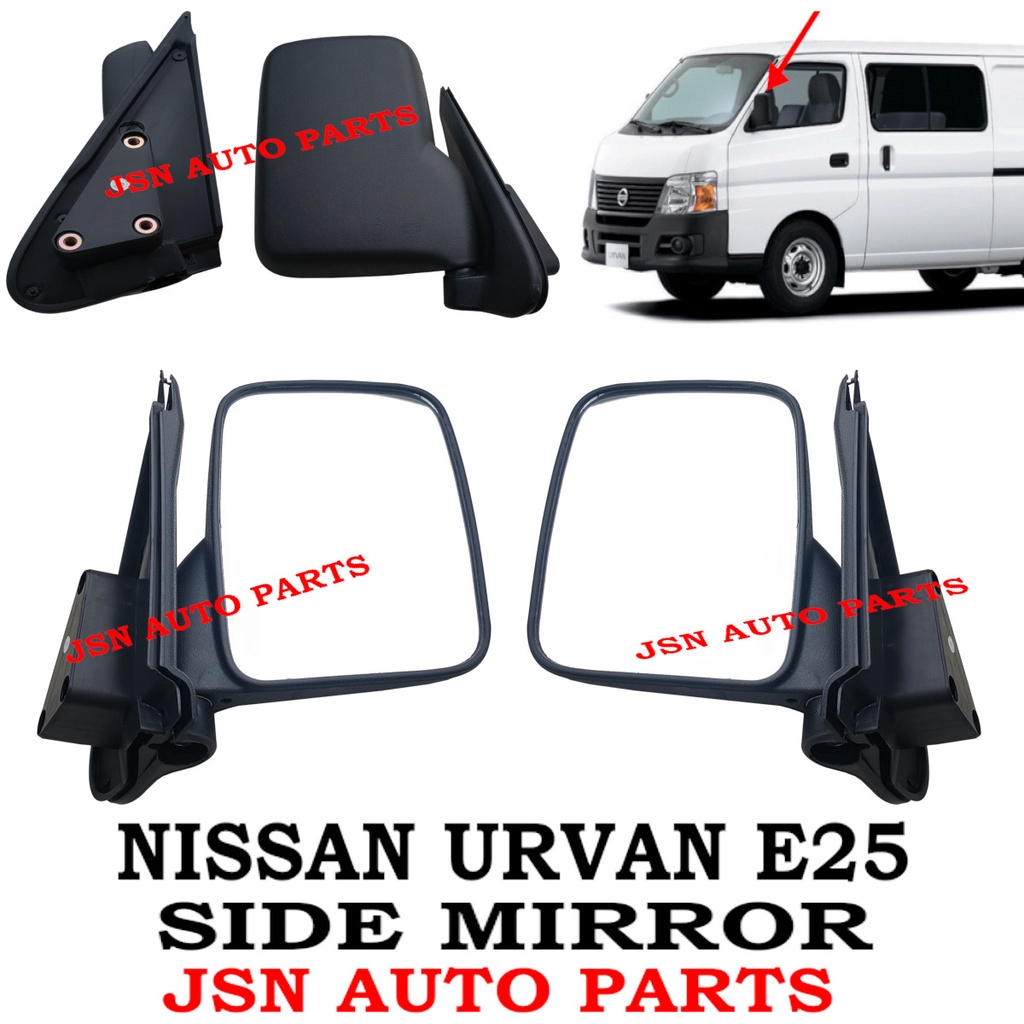 J01s01 กระจกมองข้าง NISSAN URVAN E25 VAN LORRY TRUCK AKSESORI