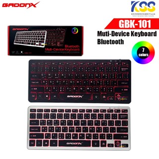 GADONX GBK-101 คีย์บอร์ดบลูธูท Bluetooth Muti-Device Keyboard ***รับประกัน 2 ปี***