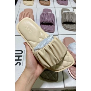 SHU PALETTE SOFT LOVELY SANDALS LATTE รองเท้าแตะหญิง