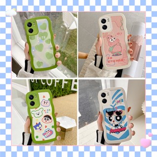 【ใหม่ล่าสุด】เคส oppo a57 เคสโทรศัพท์มือถือ Tpu ลายคลื่นน่ารัก สําหรับ oppo a57 2022