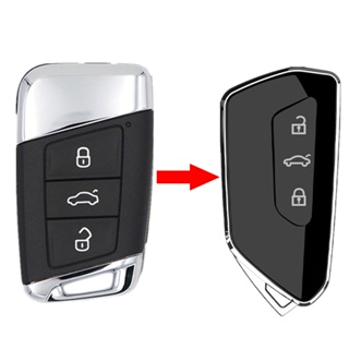 Car MQB Golf 8 MK8 Modified Remote Key Shell for VW Arteon Passat B8 Atlas Variant Skoda Octavia Superb Kodiaq SEAT Key