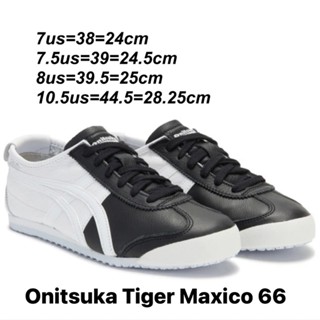 รองเท้า Onitsuka Tiger รุ่น Maxico 66 สีขาวดำ ของแท้💯% จาก Shop (Unisex)