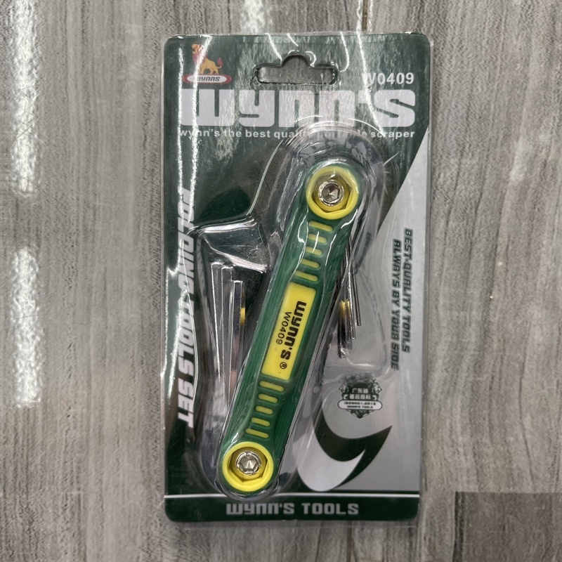 กุญแจอัลเลนพับได้ 8 ชิ้น WYNN,s