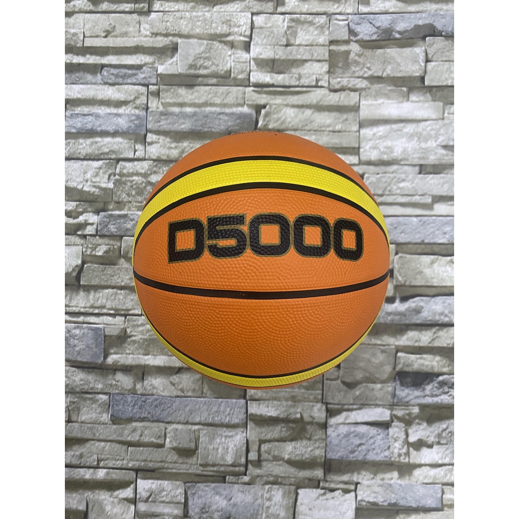 {ของแท้ + ของแถม} Dynamic Rubber Basketball D5000 NO. 7- maxsport99