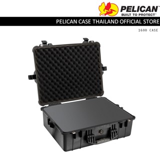 Pelican 1600 Case with Foam - Black