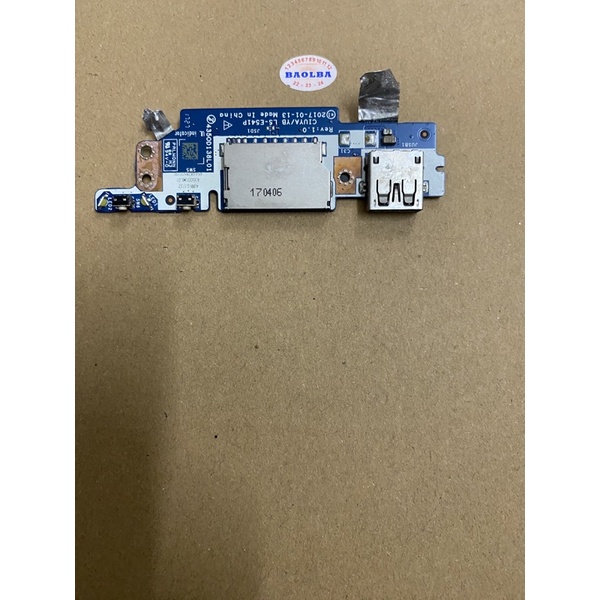 เปิดสวิตช์บอร์ด usb และการ์ดหน่วยความจําสําหรับแล็ปท็อป Flex 5-1470 5-1570 Yoga 520-14ikb 520-14 LS-