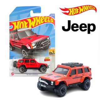 HOT WHEELS รุ่น 95 JEEP CHEROKEE ลิขสิทธิ์แท้100% โมเดลรถเหล็ก Hotwheels สเกล1/64