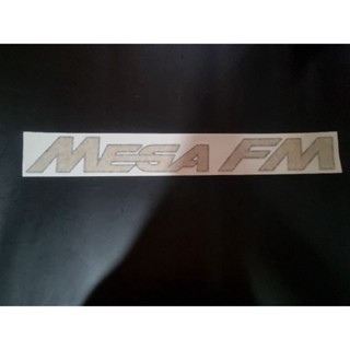 🚚สติ้กเก้อMega FM ติดแผงหน้าด้านซ้าย ฮีโน่เมก้า