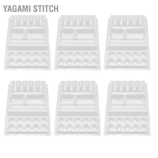 BYagami Stitch ถาดวางหมึกสัก แบบพลาสติก ใช้แล้วทิ้ง 25 ชิ้น