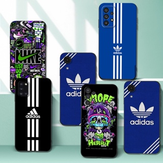 เคสโทรศัพท์มือถือ ซิลิโคนนิ่ม tpu ลาย ni ke sport ad das สีดํา สําหรับ Samsung Galaxy A22 4G 5G A22S A42 5G A12 A10