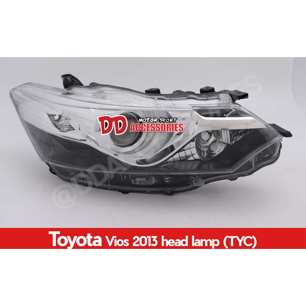 ไฟหน้า vios 2013 2014 2015 2016 โคมโปรเจ๊กเตอร์ ของใหม่ ลายเดิม ขายเป็นข้าง NT