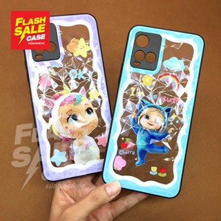 OPPO Reno 5 VIVO Y12/Y5/Y17 Y20/Y20s/Y12s Y21 เคสมือถือใสพิมพ์ลายการ์ตูนน่ารักๆ ผิว3D กันเลนส์กล้อง