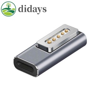 Didays อะแดปเตอร์ชาร์จแบต Type-C Female to Magnetic PD USB สําหรับ Macbook Air/Pro