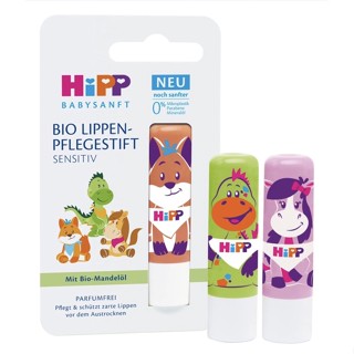 ลิปบาล์ม ลิปมัน organic Hipp Babysanft Bio Lippen-Pflegestift, 4,8 g จากเยอรมัน