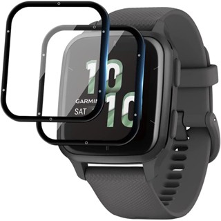 ฟิล์มกันรอยหน้าจอ ทรงโค้ง 3D สําหรับ Garmin Venu SQ 2 SQ2 (ไม่ใช่กระจก)