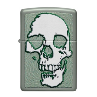 48489 Zippo Skull Design ของแท้ รับประกันตลอดชีวิต นำเข้าและจำหน่ายโดยตัวแทนจำหน่าย