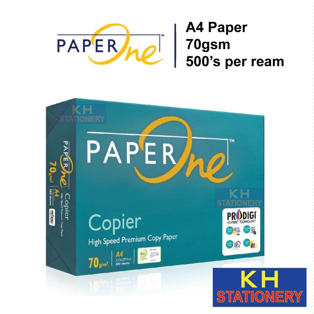 Paper One A4 75gsm-500 แผ่น / กระดาษ 75gsm /A4 75gsm Paper One / PaperOne A4 75 แกรม