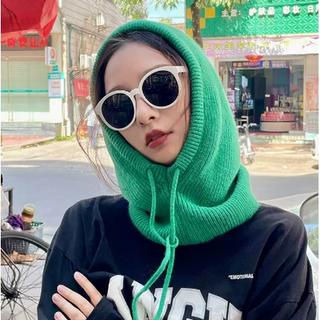 หมวกผ้าพันคอ ผ้าวูลถักนิตติ้ง กันลม ให้ความอบอุ่น วันพีช