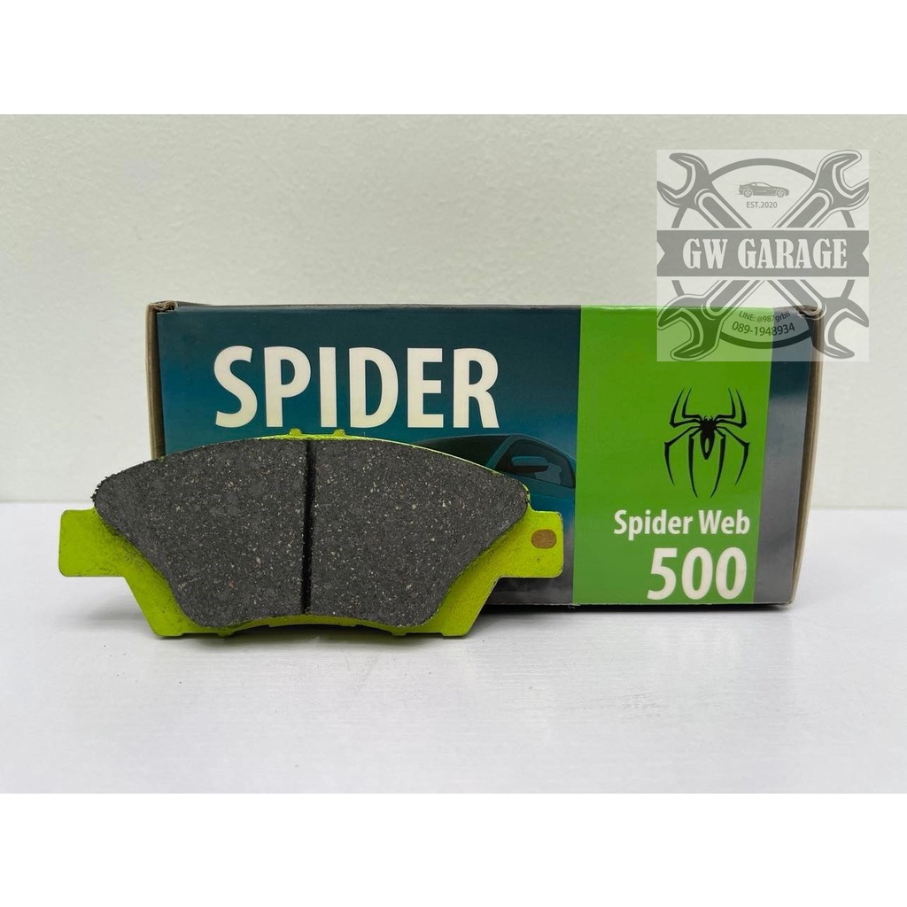 ผ้าเบรค Googai Spider สำหรับรถยนต์ HONDA CITY, JAZZ, MOBILIO