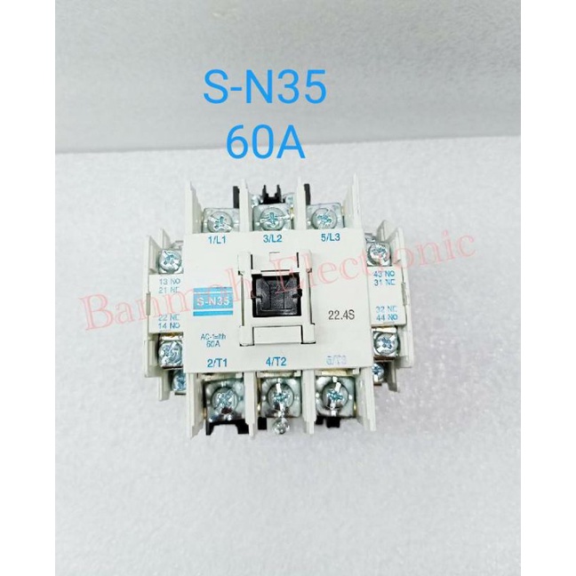 S-N35 แมกเนติกคอนแทคเตอร์ มีโวล์ให้เลือก24V,110V,220V380V SN-35 ยี่ห้อZT 60A SN35 สินค้าคุณภาพราคาย่อมเยาว์