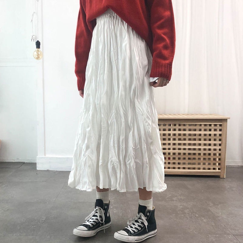 179 บาท FayShow  กระโปรงทรงเอ กระโปรงยาว แฟชั่น และสะดวกสบาย FS22111005 Women Clothes