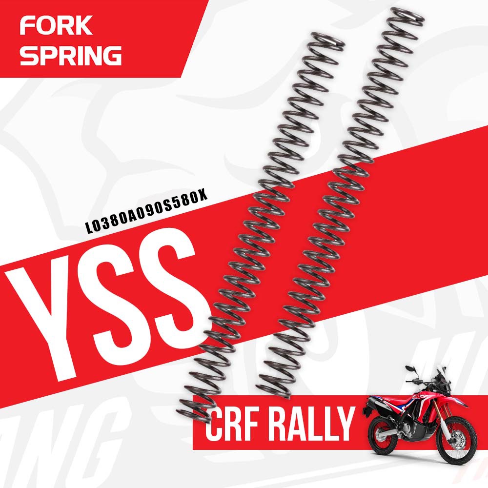 สปริงโช๊คหน้า Fork Spring YSS รุ่น LO380A090S580X สำหรับ CRF250L '12-16 / CRF250 RALLY '16>