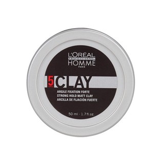 ﹉L Oreal Salon Men s Sculpting Saucer Hair Clay 50ml Fluffy Long-Lasting Non-Hair Wax แว็กซ์จัดแต่งทรงผม