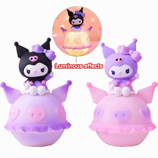 โคมไฟ LED รูปการ์ตูนอนิเมะ Sanrio Kuromi Cinnamoroll Mymelody ของขวัญ สําหรับตกแต่งห้องนอนเด็ก