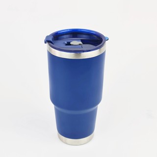 แก้วเก็บความเย็น แก้วสแตนเลส กระบอกน้ำ สีฟ้า ขนาด 30 ออนซ์ / 900 ml.