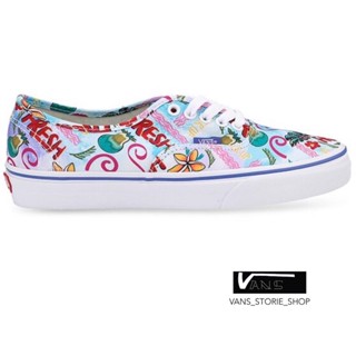 VANS AUTHENTIC VANS MARKET DAZZLING BLUE TRUE WHITE SNEAKERS สินค้ามีประกันแท้
